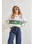 Kadın Baskılı Üç Iplik Oversize Sweatshirt 2