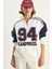 Kadın Dik Yaka Fermuarlı Renk Bloklu Oversize Sweatshirt 5