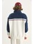 Kadın Dik Yaka Fermuarlı Renk Bloklu Oversize Sweatshirt 7