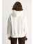 Kadın Nakış Işlemeli Kapüşonlu Kanguru Cepli Sweatshirt 7