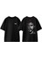 Che Guevara 4 Tasarım Sırt Baskılı Pamuk Siyah Oversize T-Shirt 1