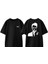 Fight Club 3 Tasarım Sırt Baskılı Pamuk Siyah Oversize T-Shirt 1