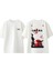Japanese 4 Tasarım Sırt Baskılı Pamuk Beyaz Oversize T-Shirt 1