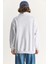 Kadın Nakışlı Yarım Fermuarlı Polo Yaka Şardonlu Oversize Sweatshirt 6
