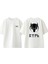 Türkiye Ayna Tasarım Sırt Baskılı Pamuk Beyaz Oversize T-Shirt 1
