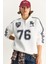 Kadın Üç Iplik Uzun Kollu Yarım Fermuarlı Dik Yaka Baskılı Sweatshirt 3