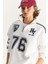 Kadın Üç Iplik Uzun Kollu Yarım Fermuarlı Dik Yaka Baskılı Sweatshirt 6