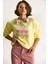 Kadın Bisiklet Yaka Kalp Nakışlı Şardonlu Üç Iplik Sweatshirt 3