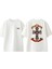 Guns N Roses Rock Müzik 1 Tasarım Sırt Baskılı Pamuk Beyaz Oversize T-Shirt 1