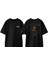 Saddıestorm Tasarım Sırt Baskılı Pamuk Siyah Oversize T-Shirt 1