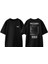 Deftones 12 Tasarım Sırt Baskılı Pamuk Siyah Oversize T-Shirt 1