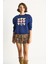 Kadın Bisiklet Yaka Kalp Nakışlı Şardonlu Üç Iplik Sweatshirt 4