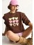 Kadın Bisiklet Yaka Kalp Nakışlı Şardonlu Üç Iplik Sweatshirt 3