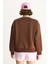 Kadın Bisiklet Yaka Kalp Nakışlı Şardonlu Üç Iplik Sweatshirt 8