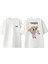 Dobby 1 Tasarım Sırt Baskılı Pamuk Beyaz Oversize T-Shirt 1