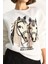 Kadın Bisiklet Yaka Dijital Cowboy Baskılı Salaş Sweatshirt 5