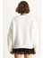 Kadın Bisiklet Yaka Dijital Cowboy Baskılı Salaş Sweatshirt 6