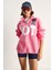 Kadın Fermuarlı Dik Yaka Işlemeli Üç Iplik Şardonlu Oversize Sweatshirt 5