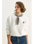 Kadın Fular Detaylı Ceylan Naıkışlı Üç Iplik Şardonlu Oversize Sweatshirt 5
