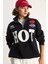 Kadın Fermuarlı Dik Yaka Işlemeli Üç Iplik Şardonlu Oversize Sweatshirt 5