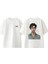 You 4 Tasarım Sırt Baskılı Pamuk Beyaz Oversize T-Shirt 1