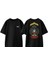 Guns N Roses 14 Tasarım Sırt Baskılı Pamuk Siyah Oversize T-Shirt 1