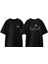 Türkiye Korkma Tasarım Sırt Baskılı Pamuk Siyah Oversize T-Shirt 1