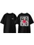 Red Hot Chili Peppers 6 Tasarım Sırt Baskılı Pamuk Siyah Oversize T-Shirt 1