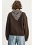 Kadın Fular Detaylı Ceylan Naıkışlı Üç Iplik Şardonlu Oversize Sweatshirt 7