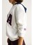 Kadın Usa Işlemeli Şardonlu Kapüşonlu Salaş Sweatshirt 6