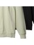 Kadın %100 Pamuk Regular Fit Basic Sweatshirt | Siyah & Bej 5