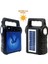 KTS-1706 Taşınabilir Güneş Enerjili Fenerli Bluetooth Hoparlör (4887) 3