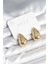 Damla Model Pirinç Gold Renk Kadın Küpe 1
