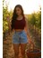 Kadın Bordo Kare Yaka Crop Top Bluz – Şık, Rahat ve Kolay Kombinlenebilir 2