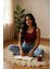 Kadın Bordo Kare Yaka Crop Top Bluz – Şık, Rahat ve Kolay Kombinlenebilir 4