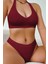Kadın Bordo Seamless Tanga Sütyen Takım – Modern, Konforlu ve Günlük Kombinlere Uygun 3