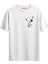 Snoopy On My Heart Baskılı Beyaz Kısa Kollu Unisex Tişört 1