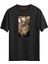 Floppa Cute Meme T-Shirt, Erkek Tişört, Kadın Tişört, Unisex Beyaz T-Shirt 1