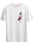 Abstract Line Minimal Baskılı Tasarım T-Shirt 1