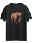 Bear Walking Baskılı Tasarım T-Shirt 1