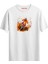 Offroad Motorcycle Baskılı Tasarım T-Shirt 1