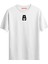 Minimal "bear" Baskılı Unisex T-Shirt 1