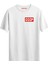 Unisex Cccp Minimal Baskılı Beyaz Tshirt 1
