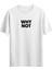 Why Not Baskılı Beyaz Tshirt 1