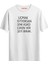 Uçmak Istiyorsan Seni Aşağı Çeken Her Şeyi Bırak Unisex Baskılı Yazılı T-Shirt 1