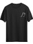 Cat Buddy Baskılı Siyah Tshirt 1