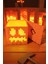 Minepixel Bal Kabağı (Pumpkin) Pilli Mum Işıklı (Tealight) Dekoratif Gamer Halloween Masa Lambası 5