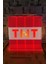 Minepixel Tnt Pilli Mum Işıklı (Tealight) Dekoratif Gamer Masa Lambası Süs 3
