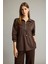 Polo Yaka Beli Lastikli Yarım Fermuarlı Modal Sweatshirt G2922AX25AU 6