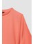 Regular Fit Bisiklet Yaka Bağlamalı Uzun Kollu Maxi Elbise D9063AX25SP 2